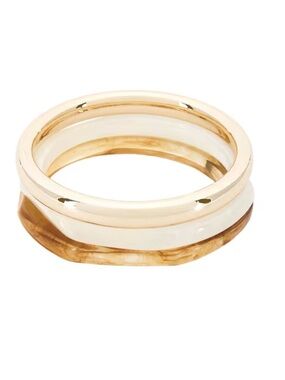 8 Other Reasons Corinne Bangle Set in Brown & Multi
